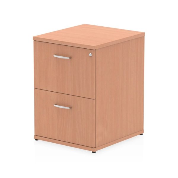 2 drawer filing cabinet beech