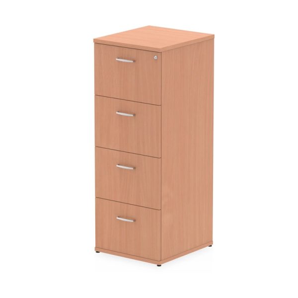 4 drawer filing cabinet in beech