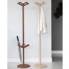 coat stand brown and coat stand beige