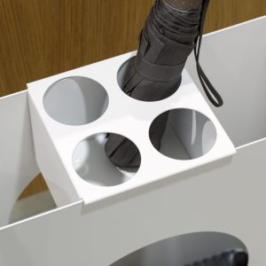 contemporary umbrella stand white top view of umbrella insert