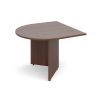 d end meeting table extension in walnut