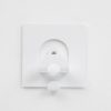 designer coat hook white