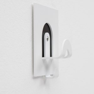 designer coat hook white