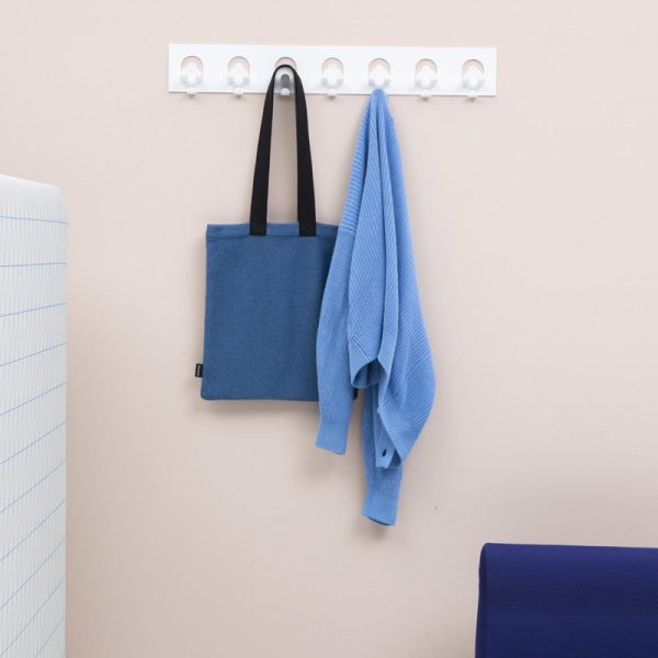 designer coat hooks white wall mounted with bag and towel hanginf from hooks