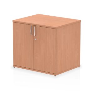 desk high office cupboard in beech