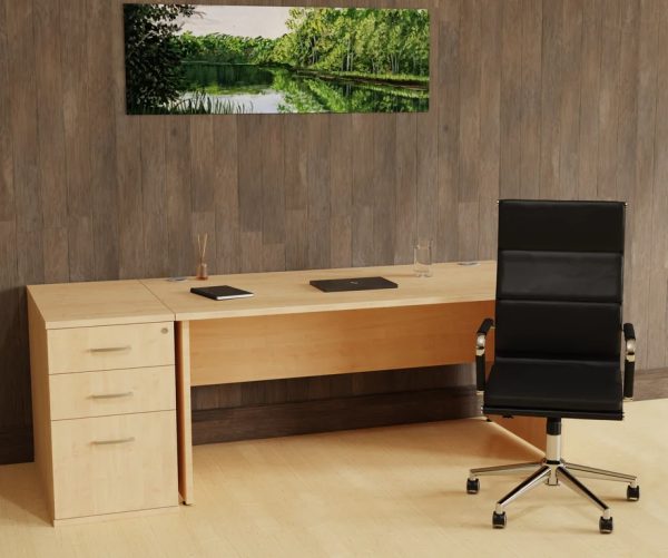 desk high office pedestal maple by office desk and black office chair