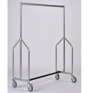 heavy Duty Coat rail silver with no hangers