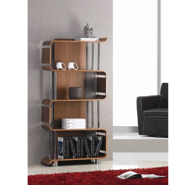 home office bookcase walnut