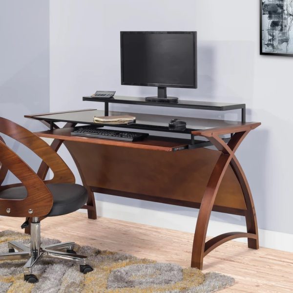 home office desk walnut