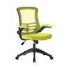 mesh back office chair green