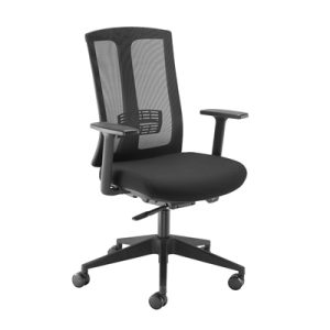 black mesh back office chair