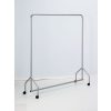 mobile coat rail silver