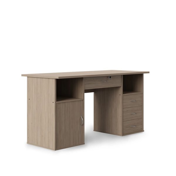 oak home office desk