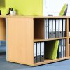 office bookcase beech 1 shelf