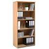 office bookcase beech with 4 shelves