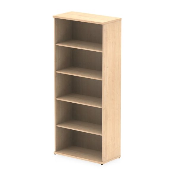 office bookcase maple with 4 shelves