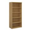 office bookcase oak with 4 shelves