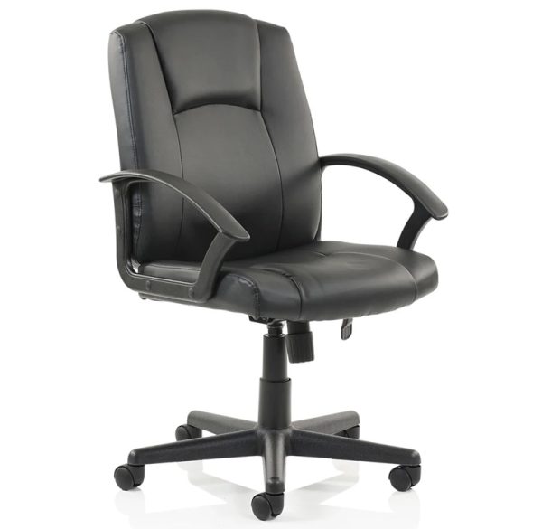 office chair black leather