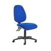 office chair blue fabric no arms