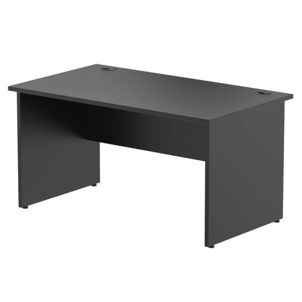 office desk panel end black