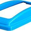 office recycling frame lid blue