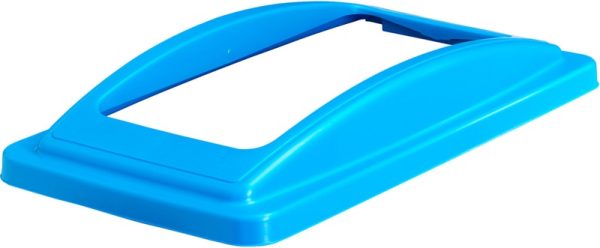 office recycling frame lid blue