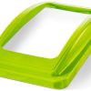 office recycling bin frame lime green