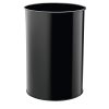 office waste bin black 30 litres