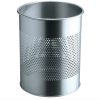 perforated bin silver finish