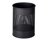 perforated bin charcoal finish