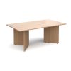 rectangular boardroom table beech