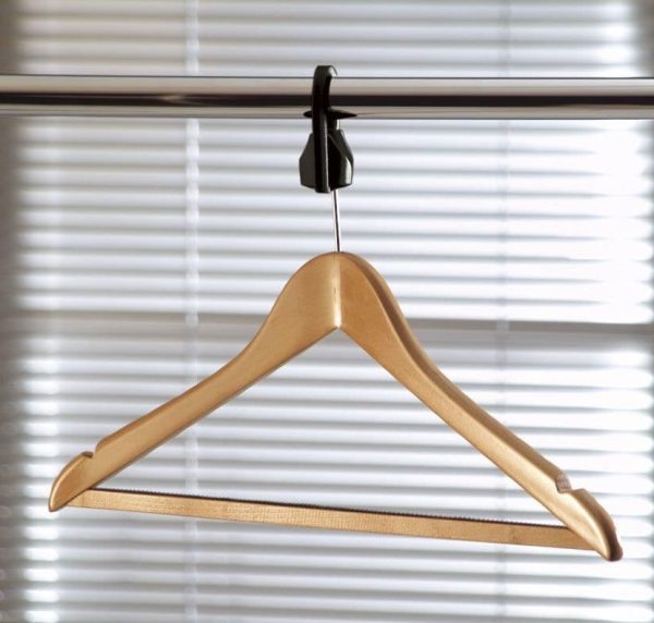 wooden anti theft hanger