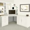 home office furniture white. Includes a corner desk. office cupboard. office drawers and shelving