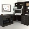 home office furniture black. Including l shaped desk and office shelving and cpu holder