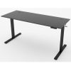 sit stand desk black