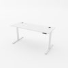 sit stand desk white