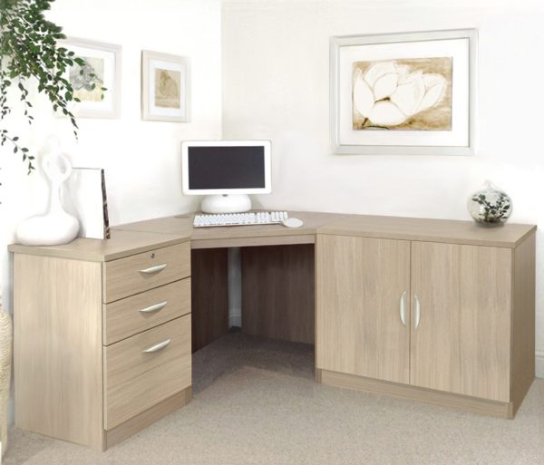 home office corner desk sandstone with office desk pedestal and office cupboard