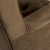 brown suede office chair close up of arm