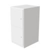 london lockers in white finish with 2 compartments