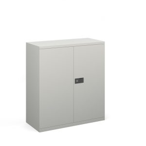 office cupboard grey with 1 shelf