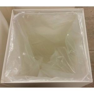 office recycling bin bag holder