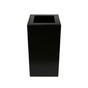 square black office recycling bin