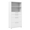 office storage unit with drawers and shelves