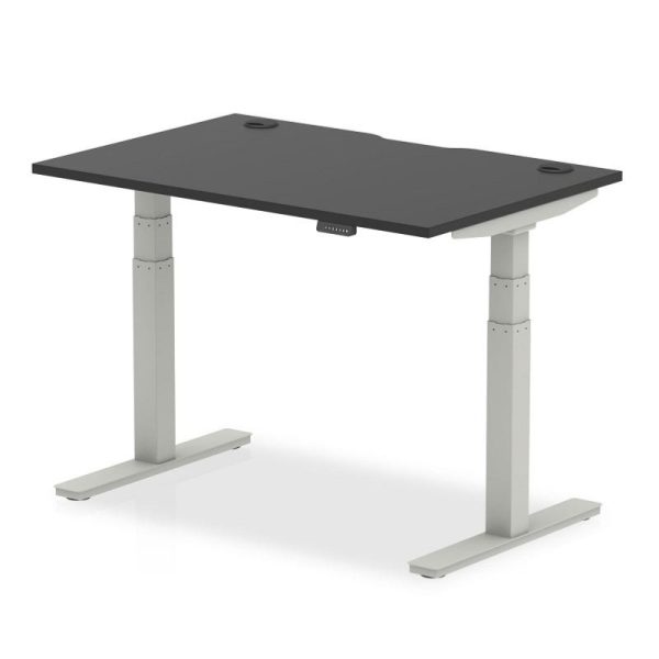 Height Adjustable Office Desk Noir 1200mm x 800mm